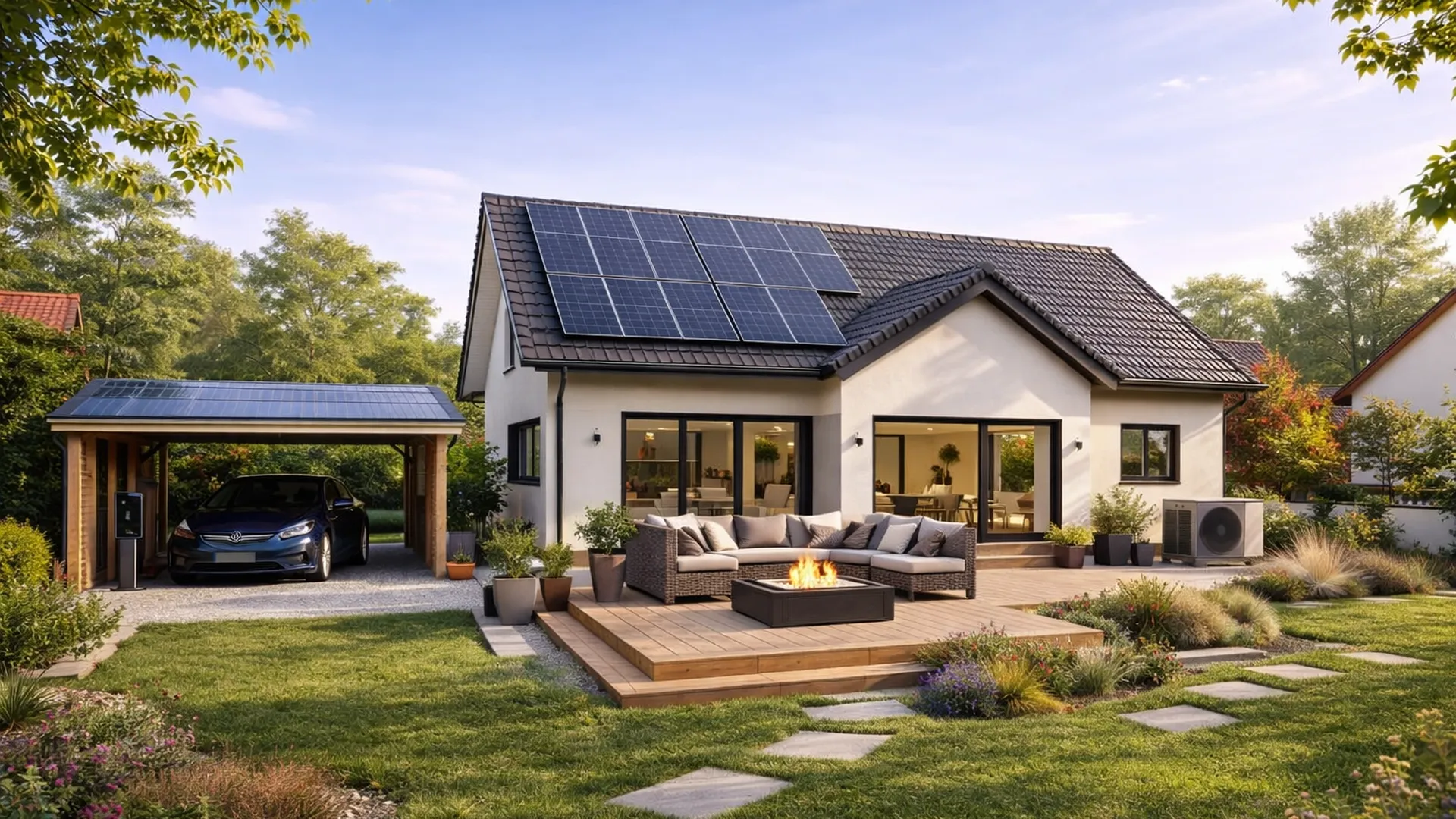Haus mit Ecowatt-Komplettpaket