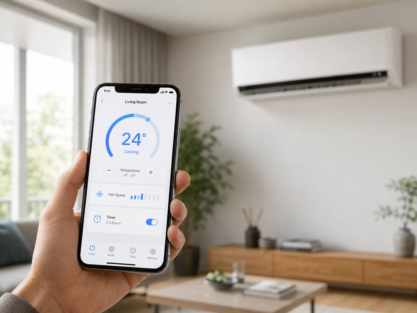 Smarte Steuerung der Klimaanlage per App
