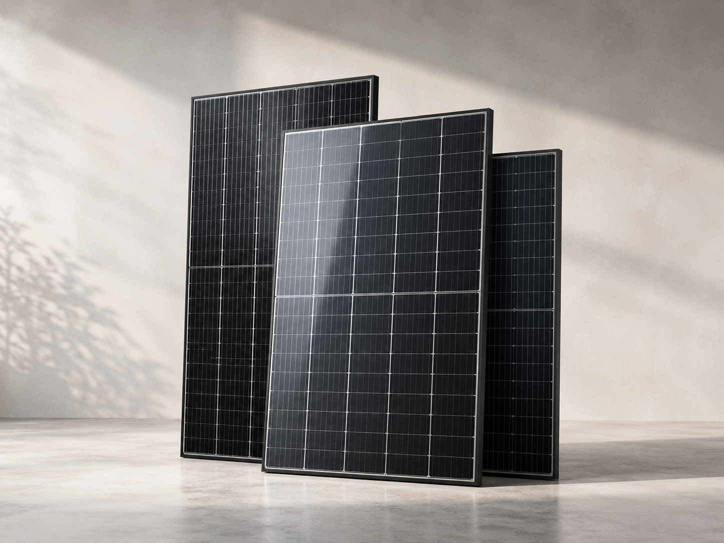 Solarmodule f&uuml;r den Solar-Lademodus der Wallbox