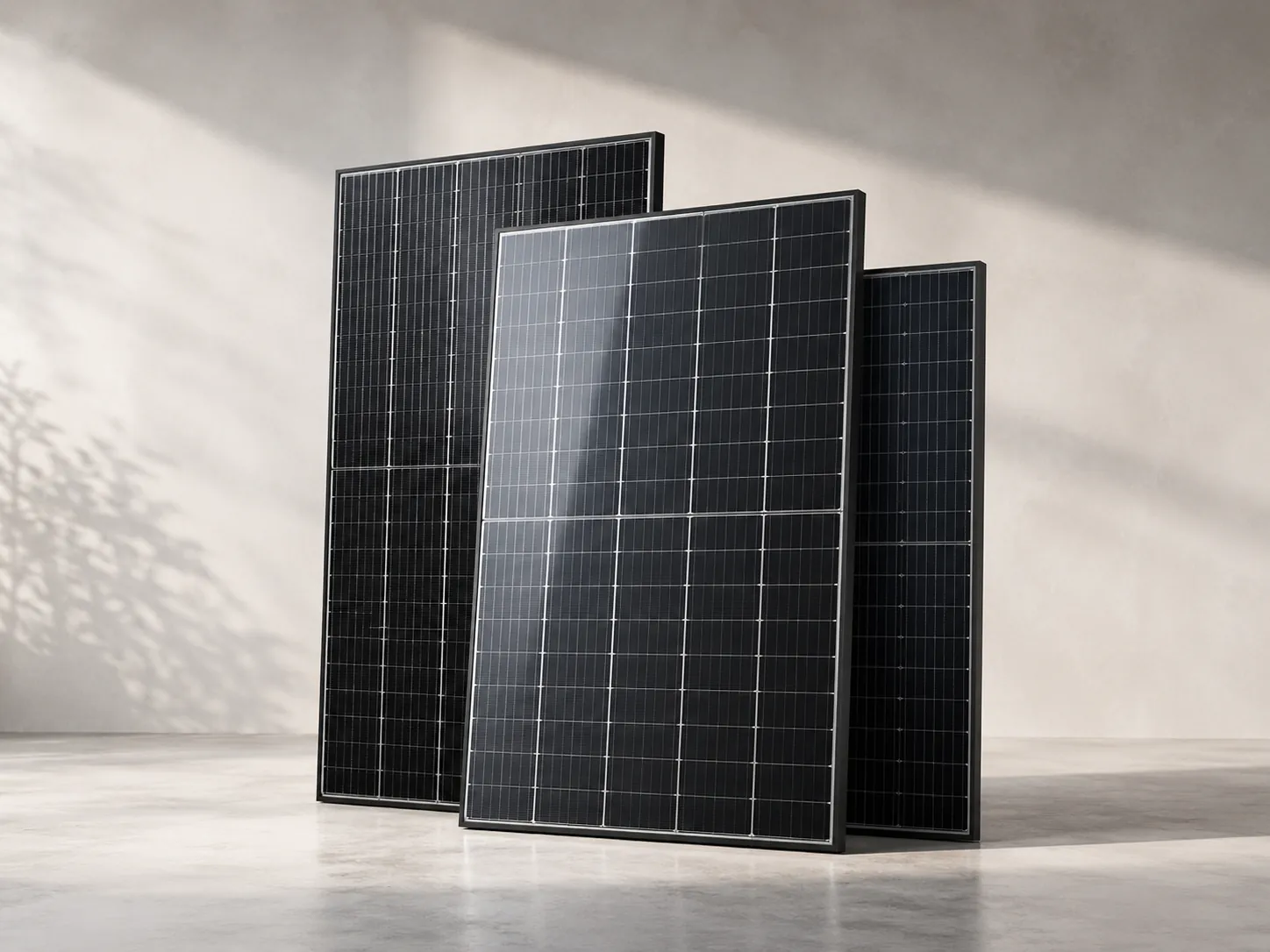 Solarmodule f&uuml;r den Solar-Lademodus der Wallbox